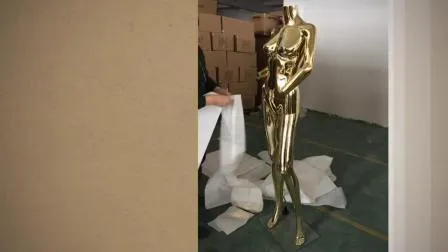 Wooden Hands Yellow Painting PP Plastic Material Hanger Women Mannequins