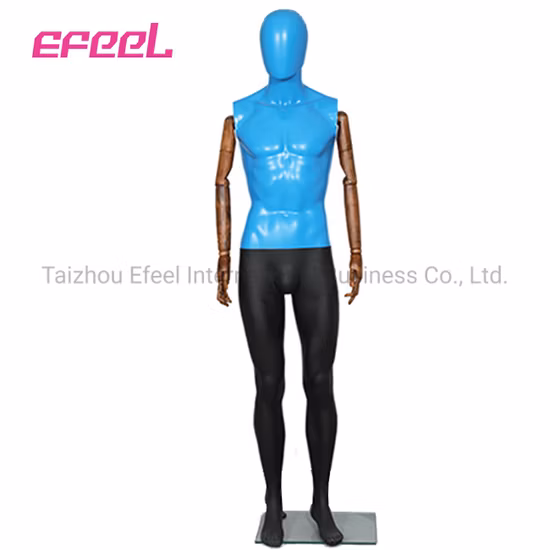 Manichini da donna con mani in legno dipinto giallo in materiale plastico PP