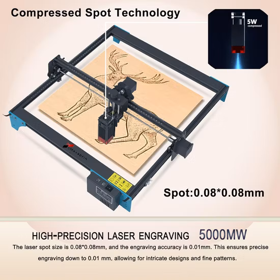 Macchina per incidere il taglio di etichette in tessuto CO2 laser ad alta precisione per il taglio del vinile